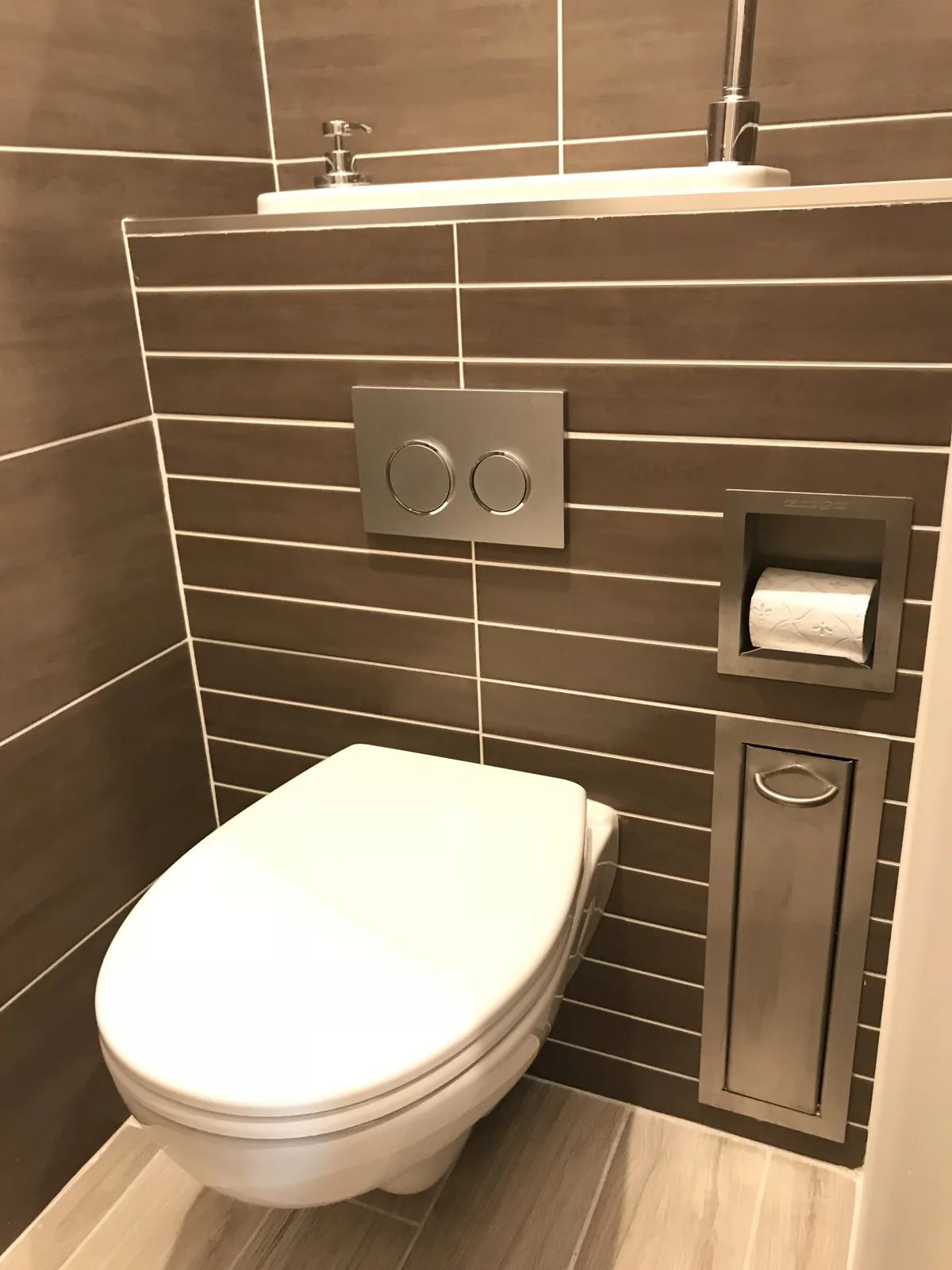 Installation WC suspendu