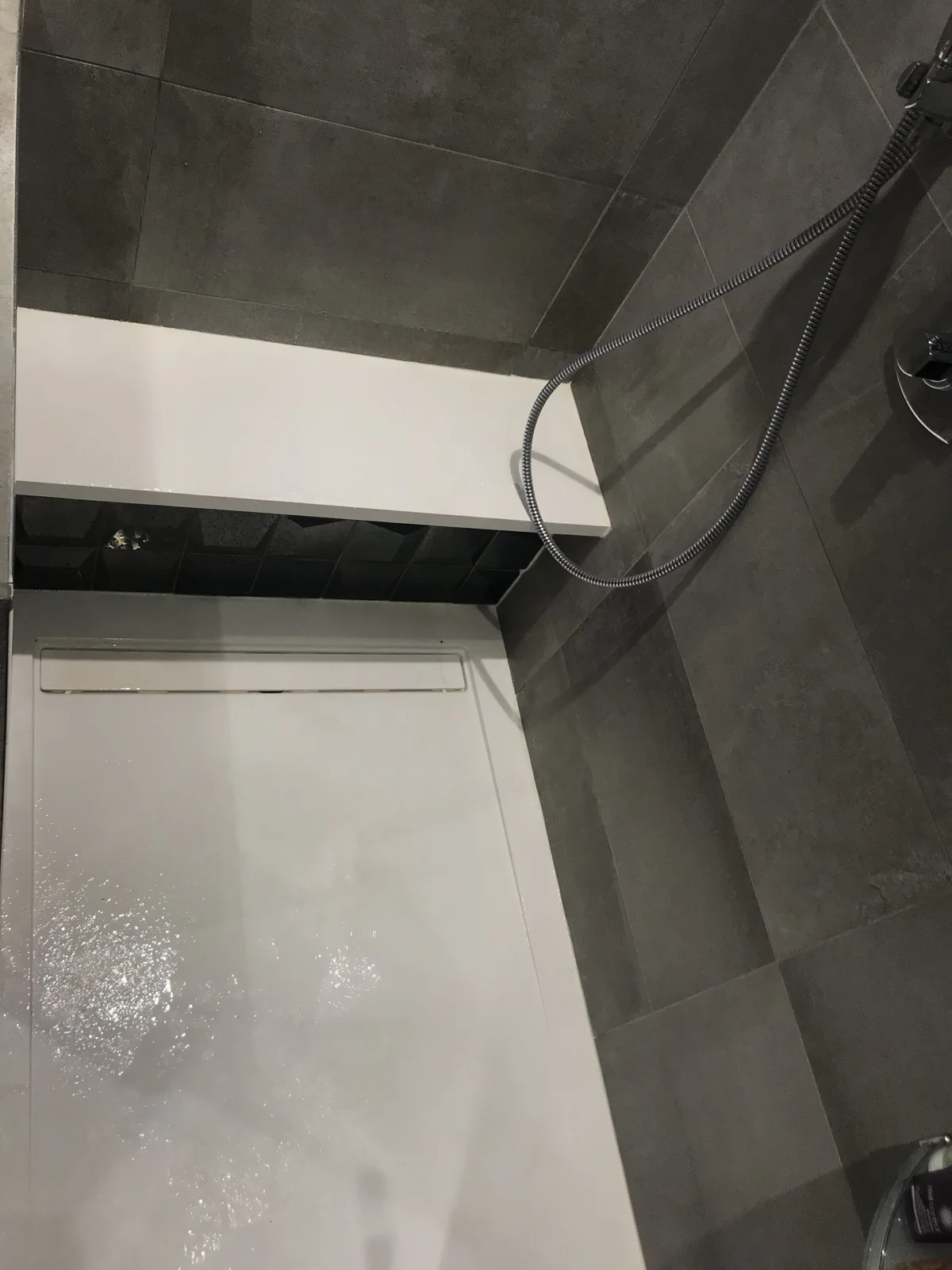Détail de douche